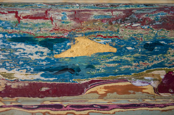 Multicolour abstract paint