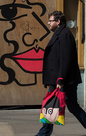 Soho Red Lips graffitti 3
