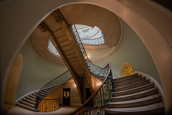 Somerset House Nelson Staircase from below