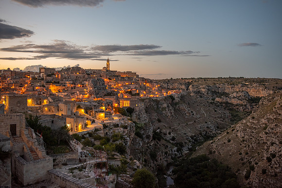 Matera twilight
