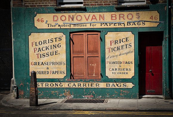 Donovan paper bags shop crispin st whitechapel