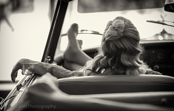 18 Goodwood Revival blonde rolls royce