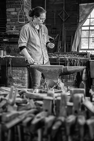 Mystic Seaport blacksmith