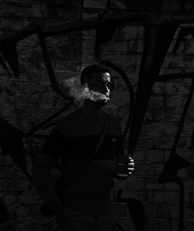 Brick Lane smoker bw