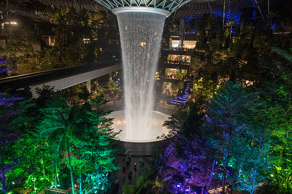 Changi Jewel waterfall 1