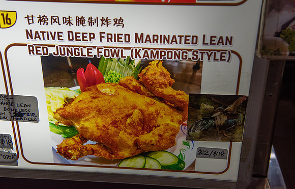 Singapore Maxwell food court fowl