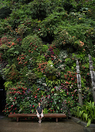 Gardens by the Bay rainforest Jenni