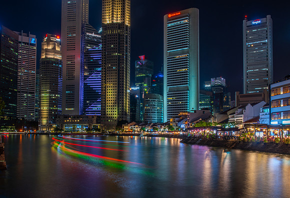 Singapore River night LE