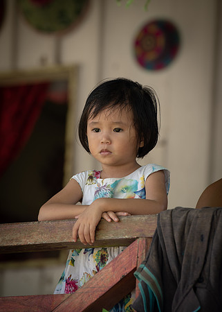 Kinabatangan Abai village girl