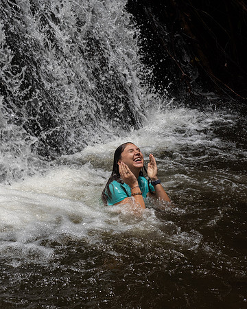 Mengkak waterfall hike Gary Libby