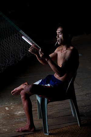 Mengkak fishnet repair smoker
