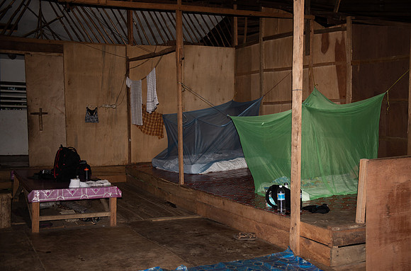 Mengkak longhouse guest bedroom