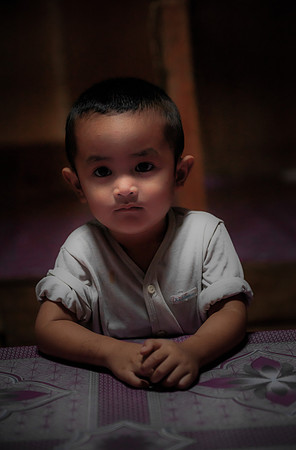 Mengkak Iban child