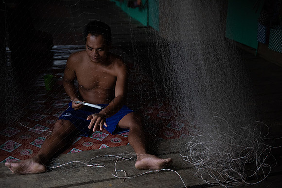 Mengkak fishnet repair 3