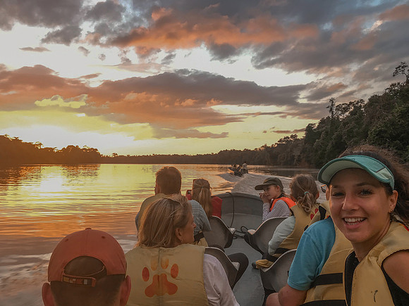 Kinabatangan River sunset Libby