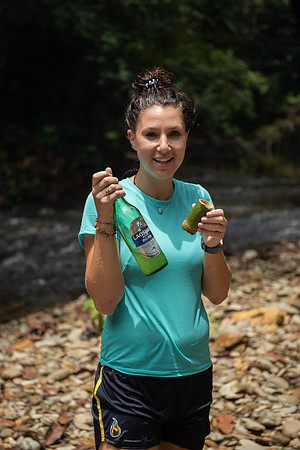 Mengkak waterfall hike Libby hooch