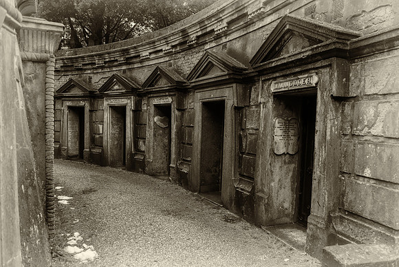 Highgate cemetery columbarium doorways