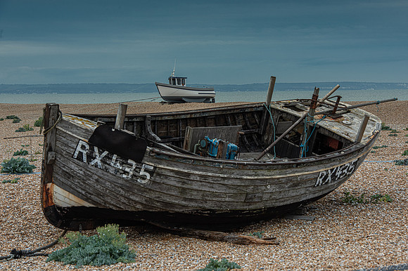 wreck and new boat
