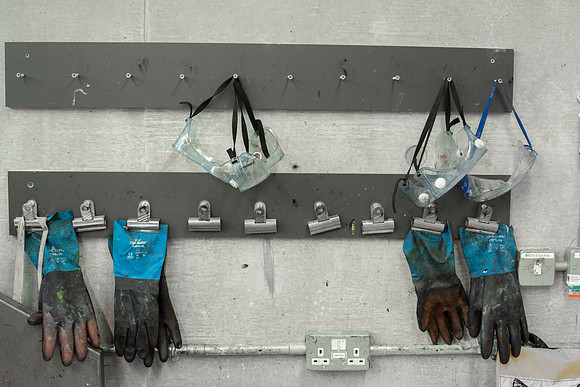 CSM gloves and goggles
