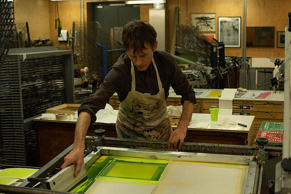 green screen printing