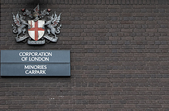 Minories sign