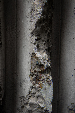 Minories broken concrete