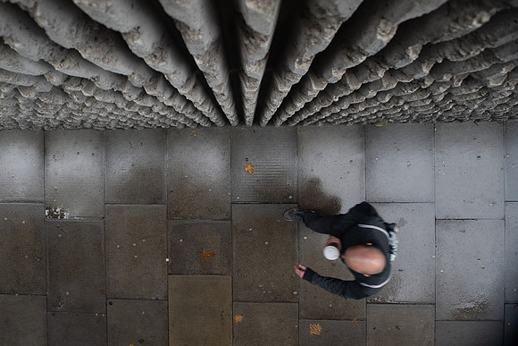 Minories wall walk coffee