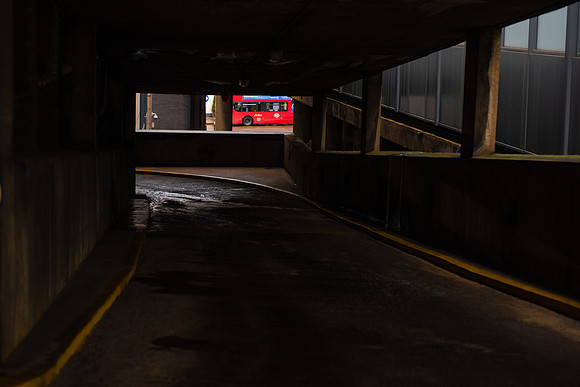 Minories red bus
