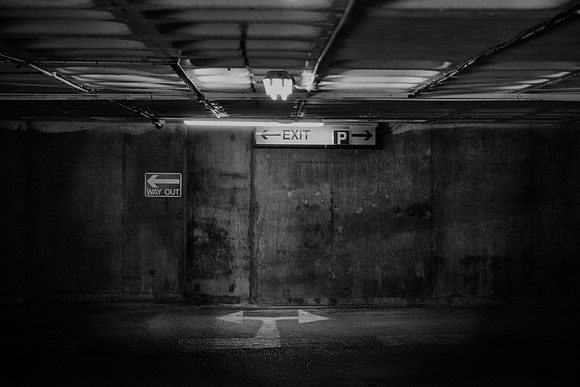 Minories exit bw