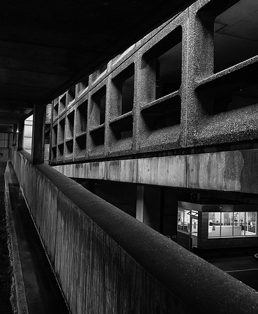 Minories slope cabin bw