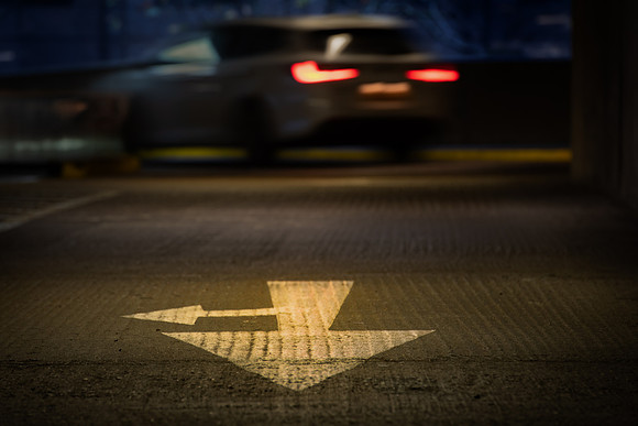 Minories tail lights and direction arrows