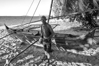 Fisherman BW
