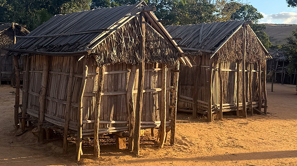 Trad village huts