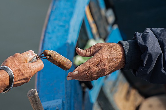 Bari fishermen handover