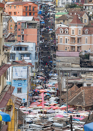 Antananarivo market steps