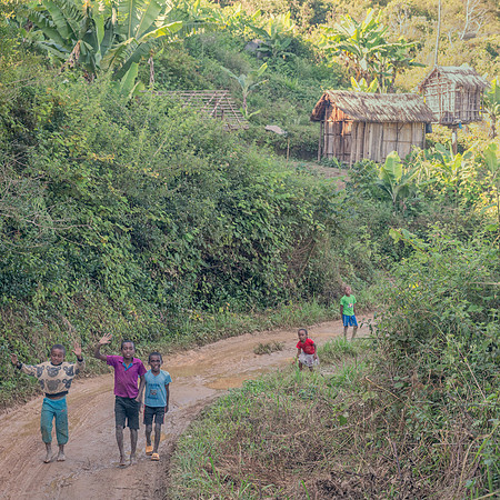 Mantadia village children