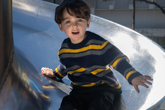 Felix on slide