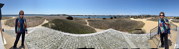 Jenni panorama Chatham lighthouse panorama